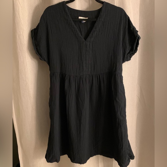 UNIVERSAL THREAD Black Babydoll Dress - Size Medium - Picture 2 of 5